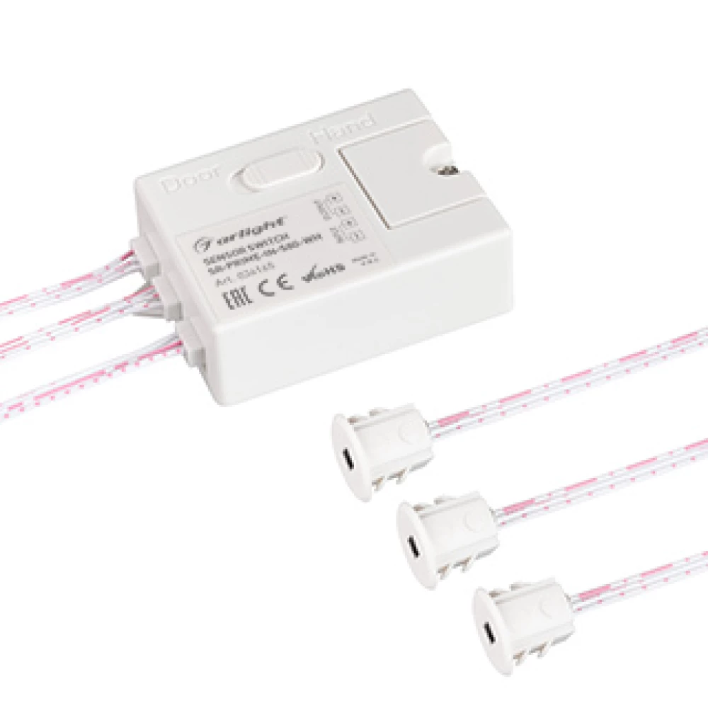 ИК-датчик SR-PRIME-IN-S80-WH (12-24V, 96-192W, DOOR/HAND) (Arlight, IP20 Пластик, 2 года) 036165 - Viokon.com