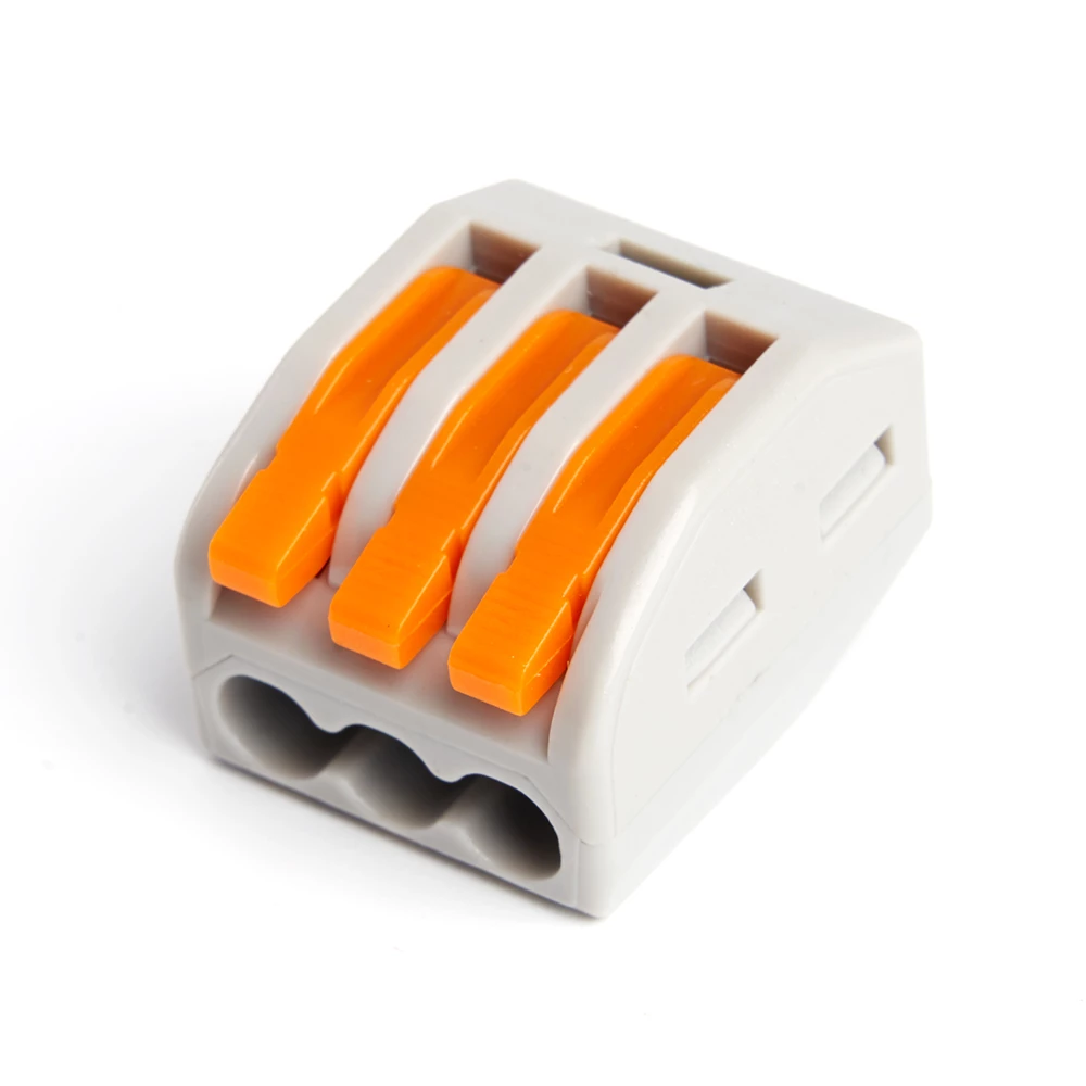 Клемма строительно-монтажная 3-проводная STEKKER, LD222-613 (39867) - Viokon.com