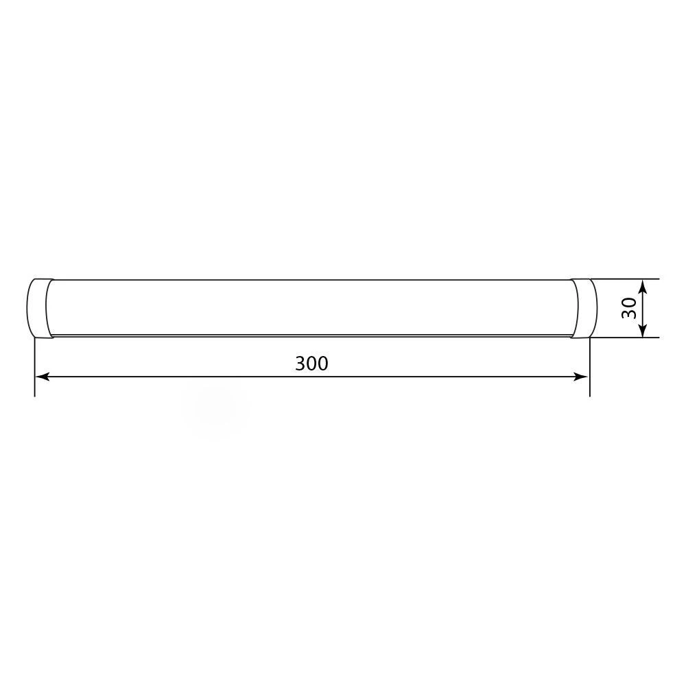 Светодиодный светильник 30LEDs 5000K 6W в пластиковом корпусе IP44, AL5048 (28587) - Viokon.com