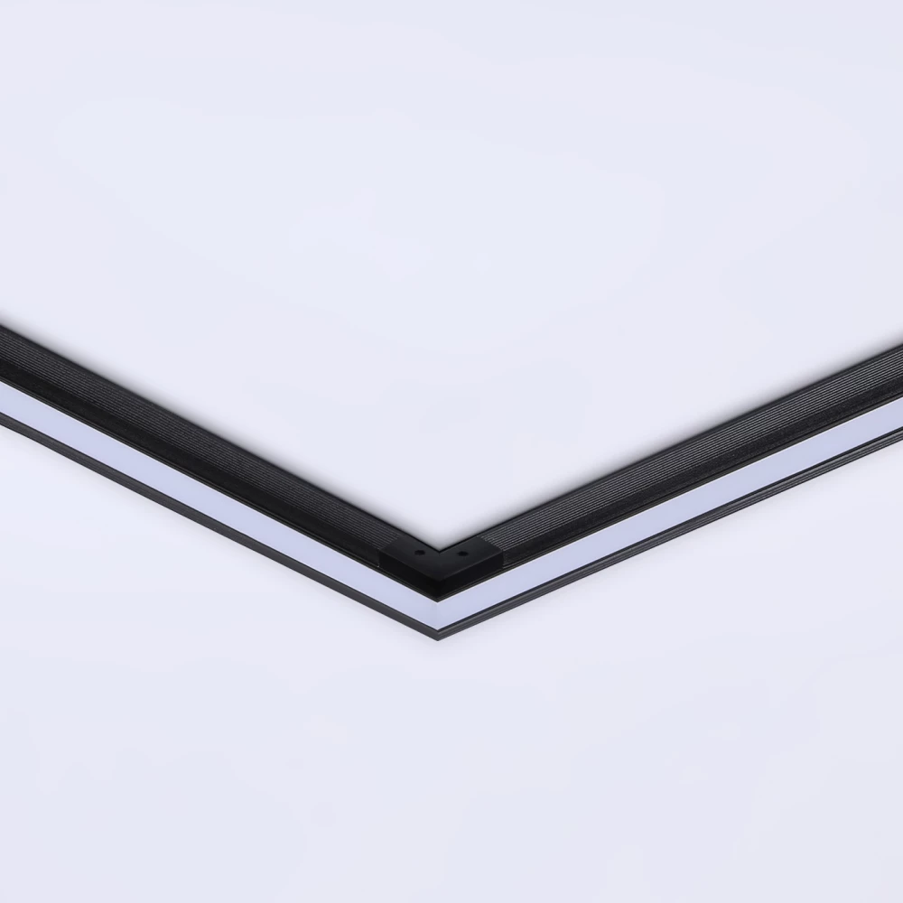 Светильник светодиодный угловой для шинопровода Magnetic GL3982 BK черный IP20 24W 4200K 48V 300*300*45 - Viokon.com