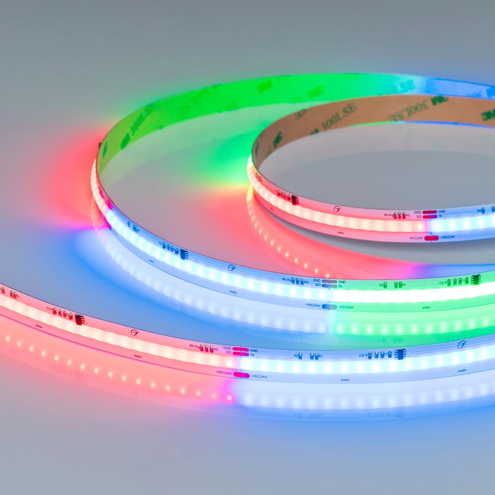 Лента SPI-COB-X630-12mm 24V RGB-PX63 (11 W/m, IP20, 5m) (Arlight, -) 043886 - Viokon.com