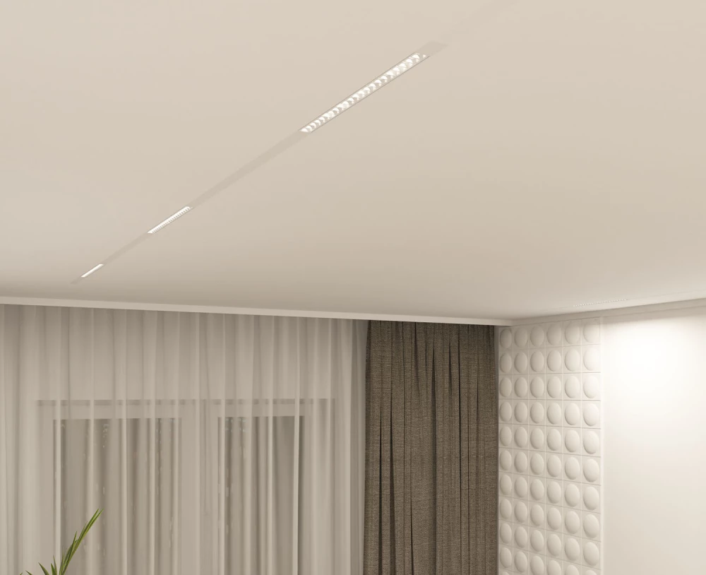 DK8002-WH Линейный светильник SMARTLENS 18W DIM 3000K-6000K белый - Viokon.com