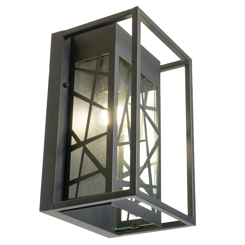 Светильник садово-парковый Feron PL641 на стену 60W 230V E27, черный (11647) - Viokon.com