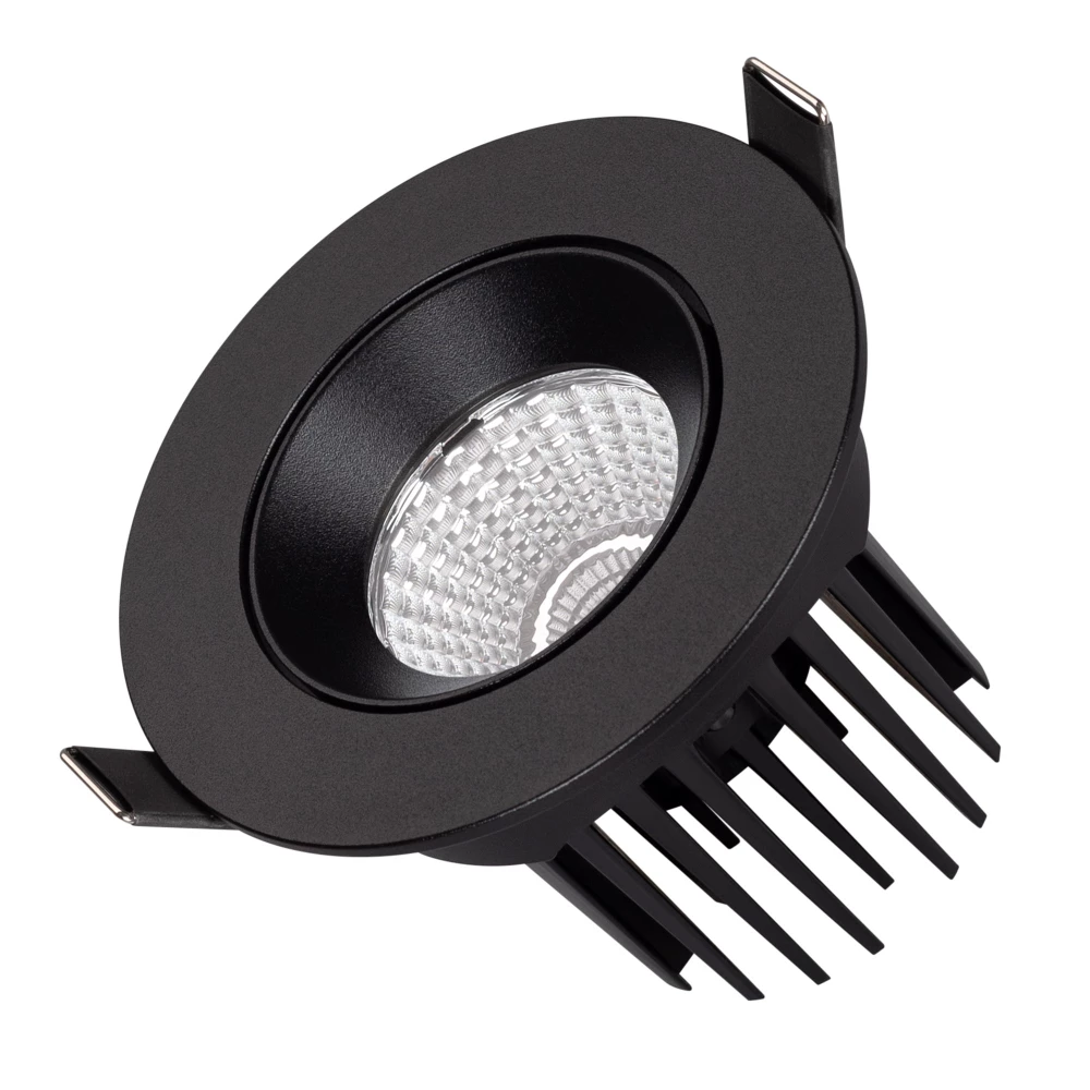 Светильник MS-ATOLL-BUILT-TURN-R94-10W Warm3000 (BK, 60 deg, 230V) (Arlight, IP54 Металл, 5 лет) 041574 - Viokon.com