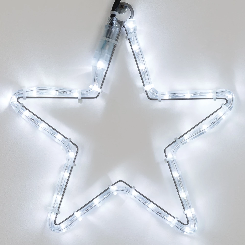 Фигура cветодиодная ARD-STAR-M1-295x275-36LED White (230V, 2.5W) (Ardecoled, IP65) 034248 - Viokon.com
