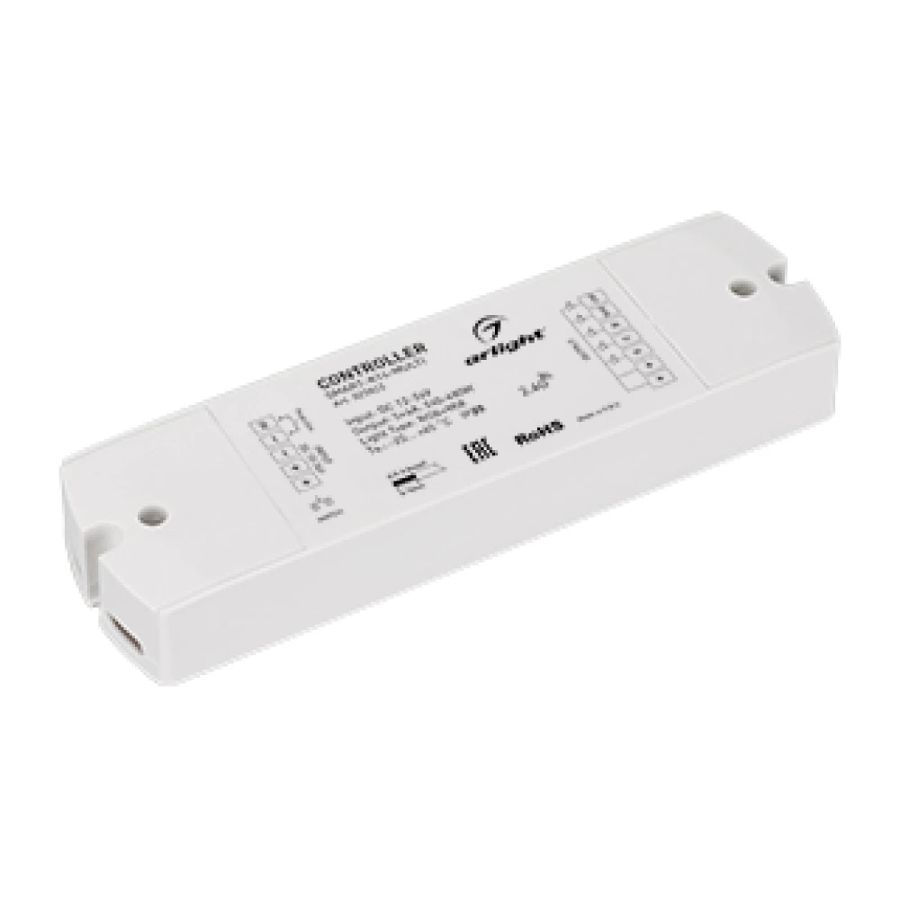 Контроллер SMART-K14-MULTI (12-24V, 5x4A, RGB-MIX, 2.4G) (Arlight, IP20 Пластик, 5 лет) 023822 - Viokon.com
