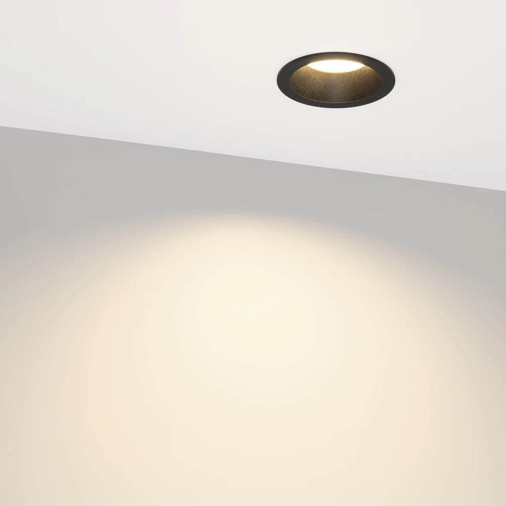 Светильник MS-DROP-BUILT-R84-8W Day4000 (BK, 85 deg, 230V) (Arlight, IP54 Металл, 5 лет) 041492 - Viokon.com