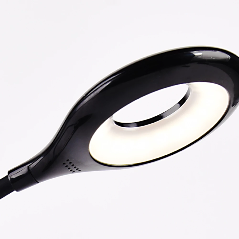 Настольная светодиодная лампа со встроенной аккумулятороной батареей и органайзером DE562 BK черный LED 4200K 4W - Viokon.com