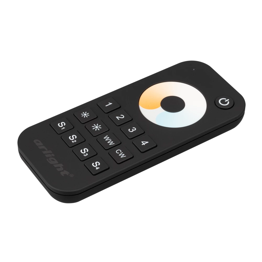 Пульт SMART-R34-MIX Black (4 зоны, 2.4G) (Arlight, IP20 Пластик, 5 лет) 031936 - Viokon.com