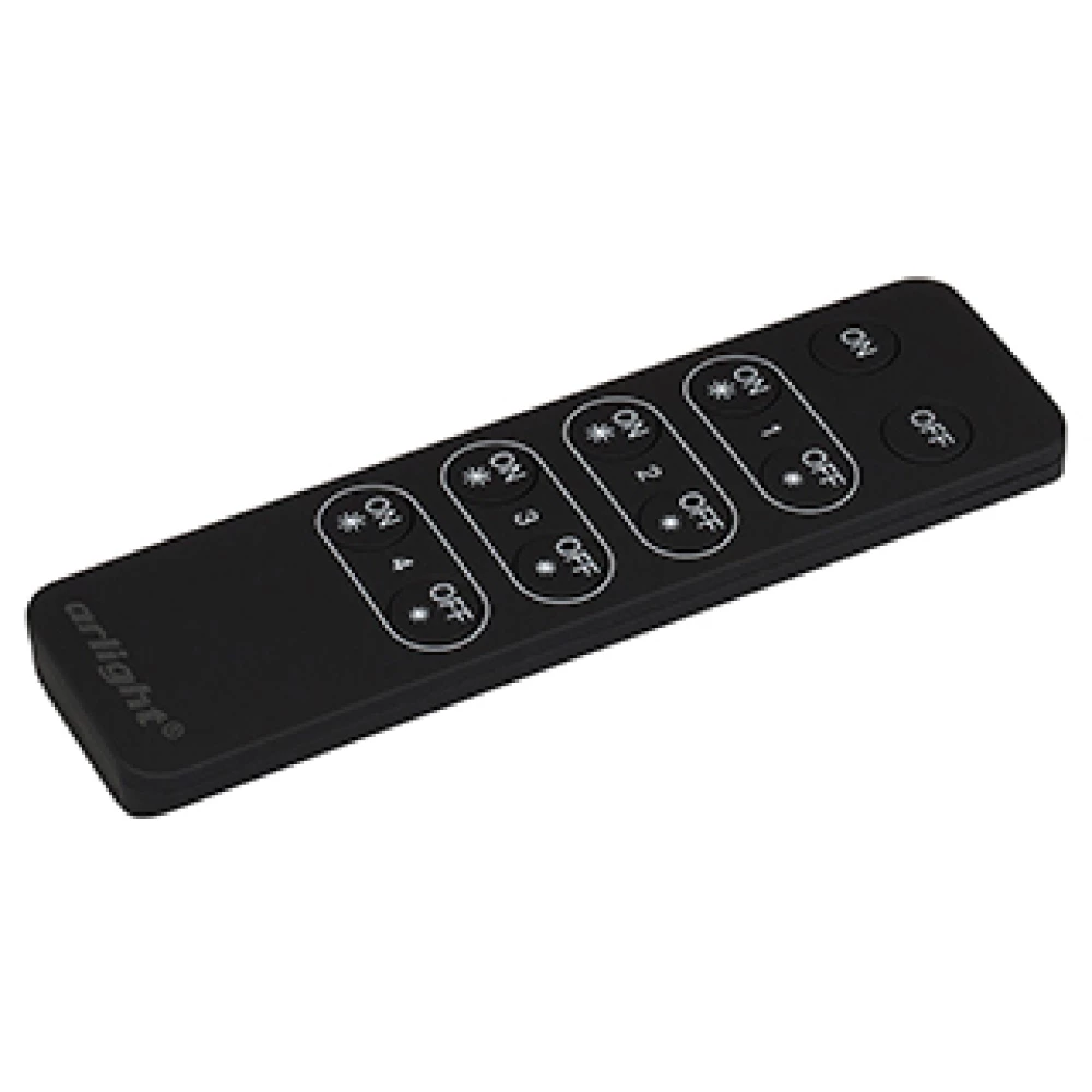 Пульт SR-2833K4 Black (диммер 4 зоны) (Arlight, IP20 Пластик, 3 года) 021057 - Viokon.com