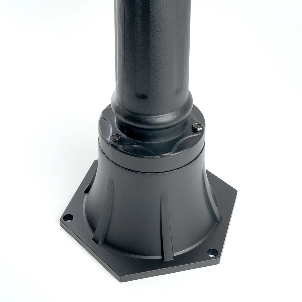 Светильник садово-парковый Feron PL726  столб 60W E27 230V, черный (48391) - Viokon.com