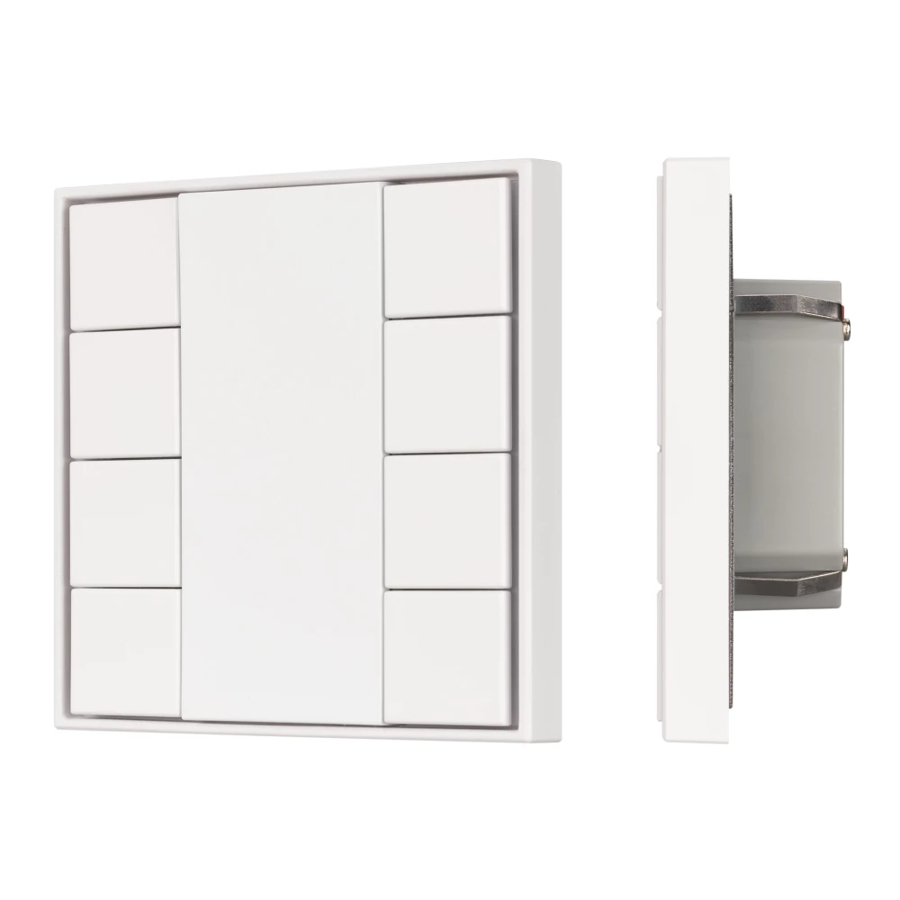 INTELLIGENT ARLIGHT Кнопочная панель KNX-301-22-8-SH-IN White (BUS, Frame) (IARL, IP20 Пластик, 3 года) 037723 - Viokon.com
