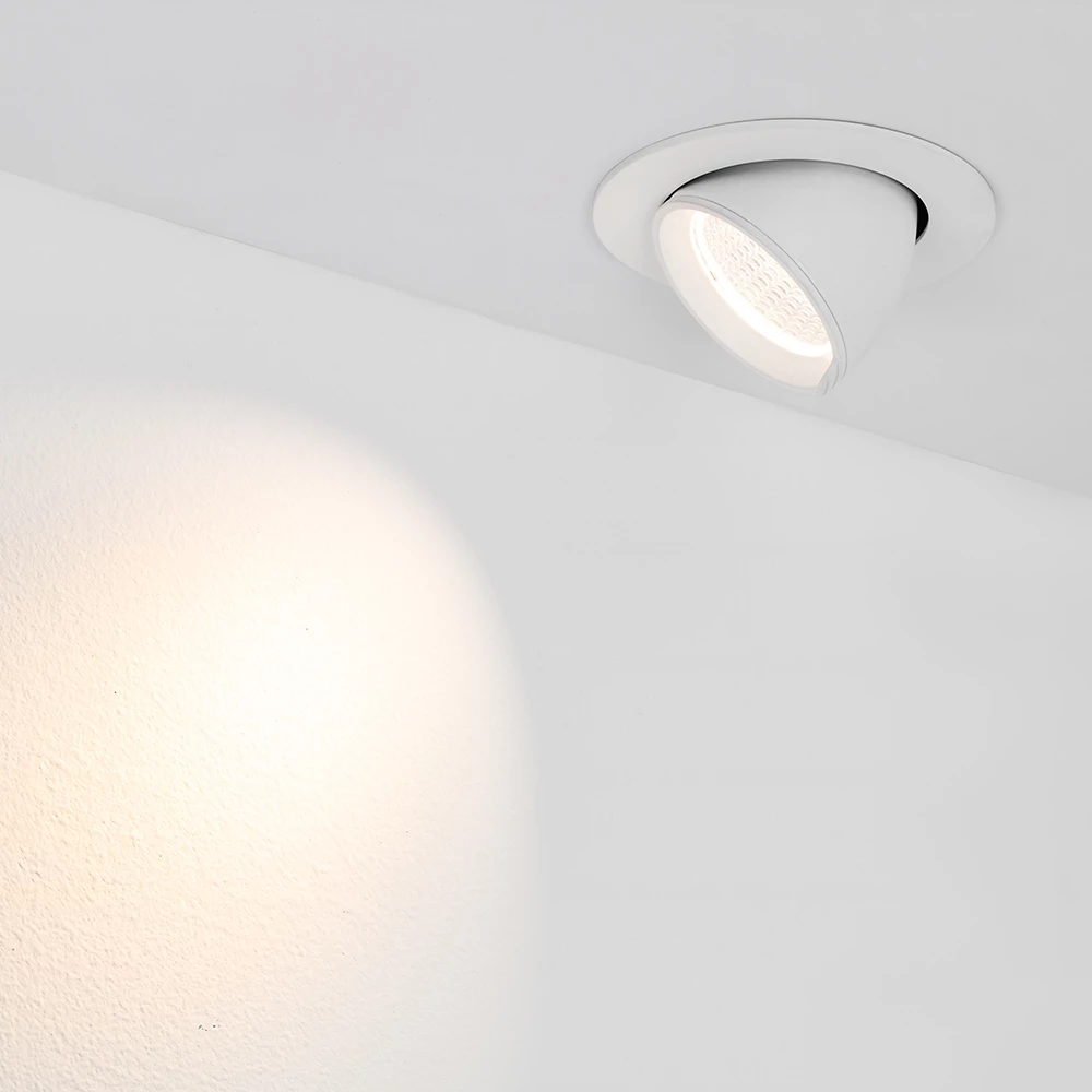 Светильник LTD-EXPLORER-R100-12W Warm3000 (WH, 38 deg) (Arlight, IP20 Металл, 3 года) 024026 - Viokon.com