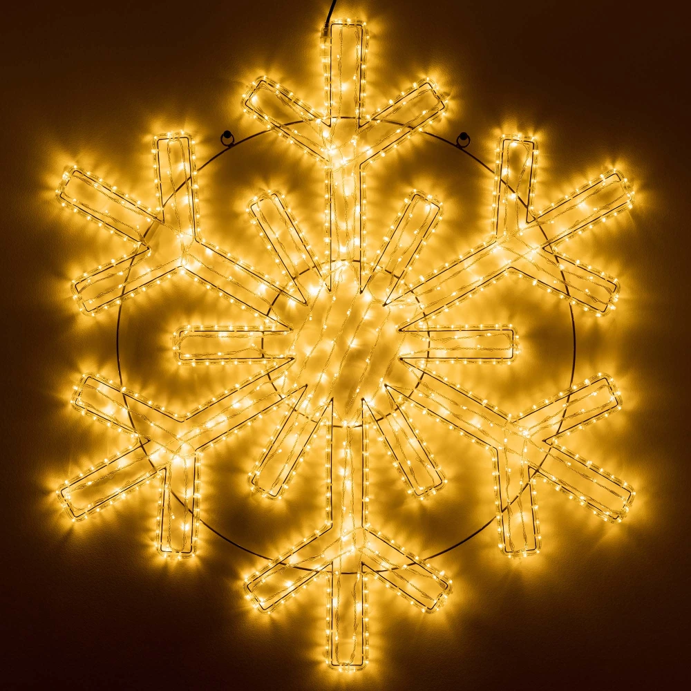 Фигура ARD-SNOWFLAKE-M11-1250x1200-604LED Warm (230V, 36.5W) (Ardecoled, IP65) 034261 - Viokon.com