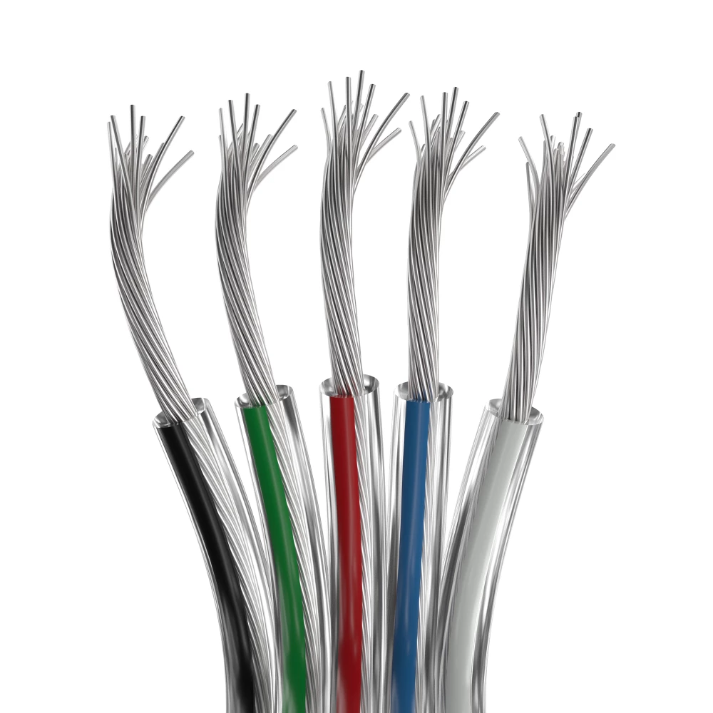 Шлейф питания ARL-18AWG-CLEAR-5Wire-CU (Arlight, -) 034965 - Viokon.com