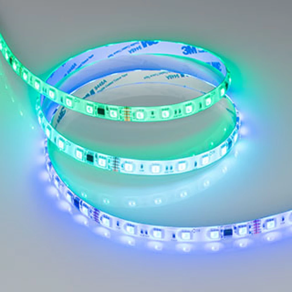 Лента герметичная DMX-SE-B60-10mm 24V RGB-PX6 (14 W/m, IP65, 5060, 5m) (Arlight, -) 039607 - Viokon.com