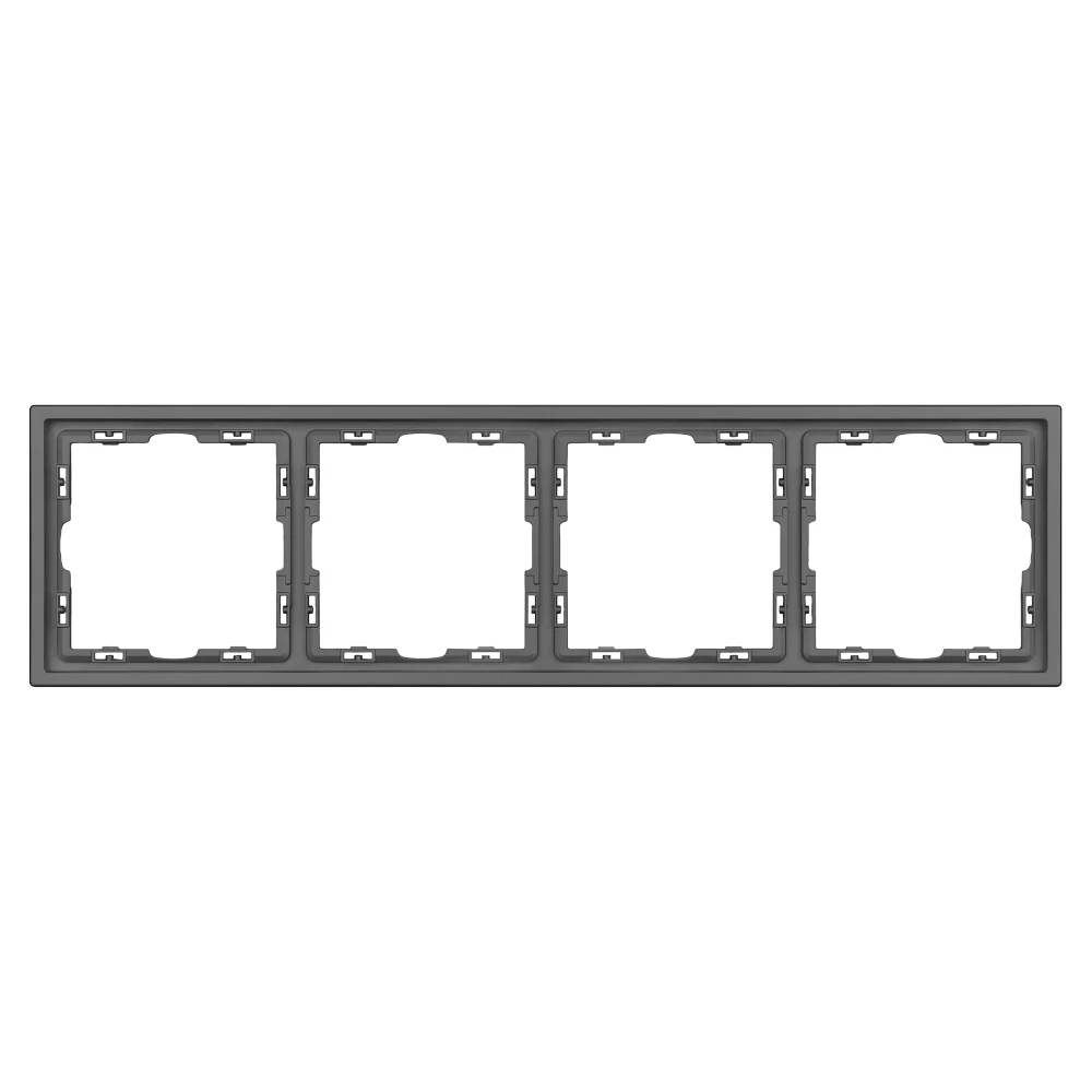 Рамка пластиковая FRM-NOBE-SFPL-4-GR (Arlight, Серый базальт) 054226 - Viokon.com