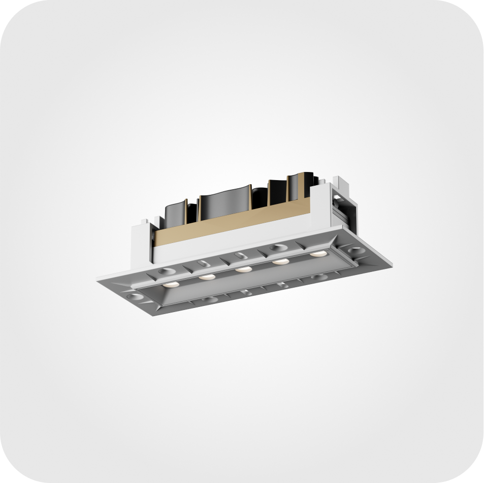 Встраиваемый светильник под штукатурку SNELLO MV WH - Viokon.com