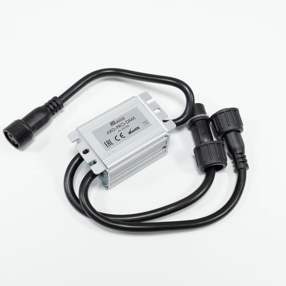 Коннектор питания ARD-PRO-DMX (24V, 1x200pix) (Ardecoled, Закрытый) 031758 - Viokon.com