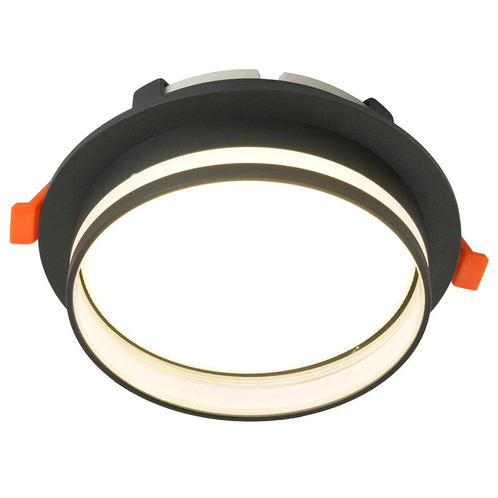 Светильник встраиваемый Feron DL702 LUNA потолочный GX70 черный круг (51098) - Viokon.com