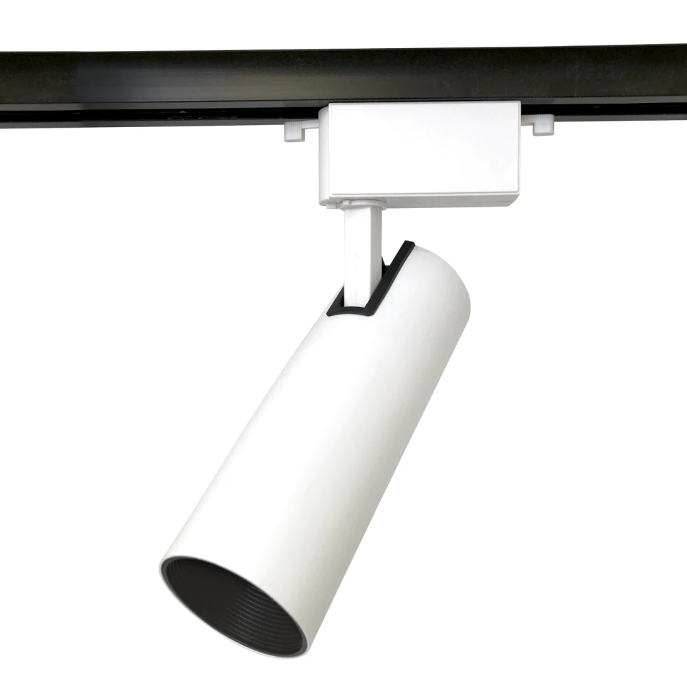 Трековый однофазный светодиодный светильник GL5851 WH/BK белый/черный LED 10W 4200K 24° - Viokon.com