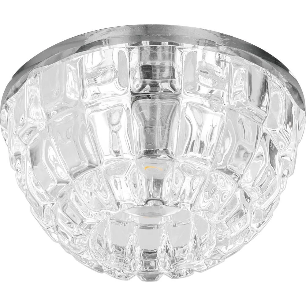 Светильник встраиваемый светодиодный Feron JD68 потолочный 10W 3000K прозрачный (27820) - Viokon.com