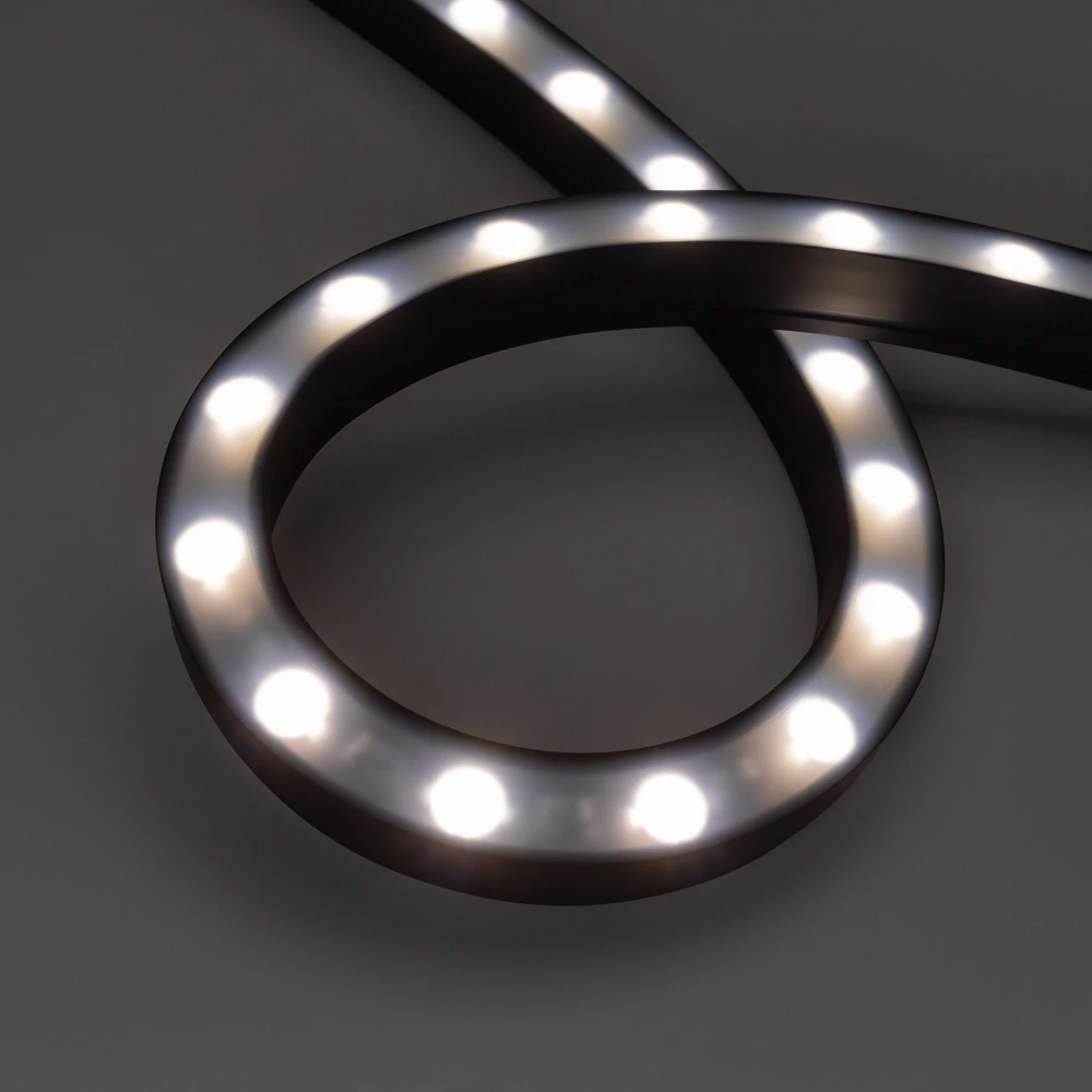 Грейзер DMX THOR-3D-F24-25x27mm 24V RGBW-Day4000 (24 W/m, IP65, 1m, wire x2) (Arlight, Силикон) 045265 - Viokon.com