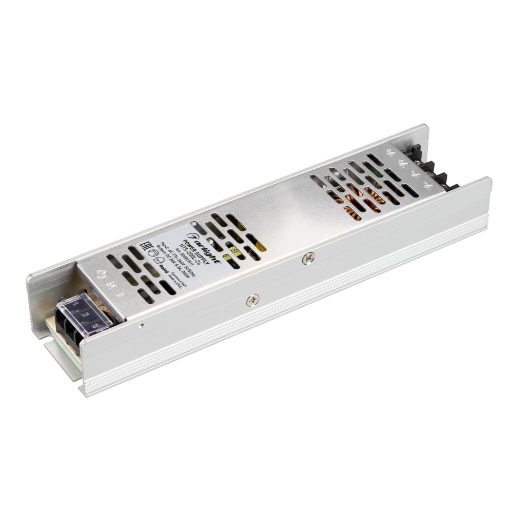 Блок питания HTS-200L-24 (24V, 8.3A, 200W) (Arlight, IP20 Сетка, 3 года) 020827(1) - Viokon.com