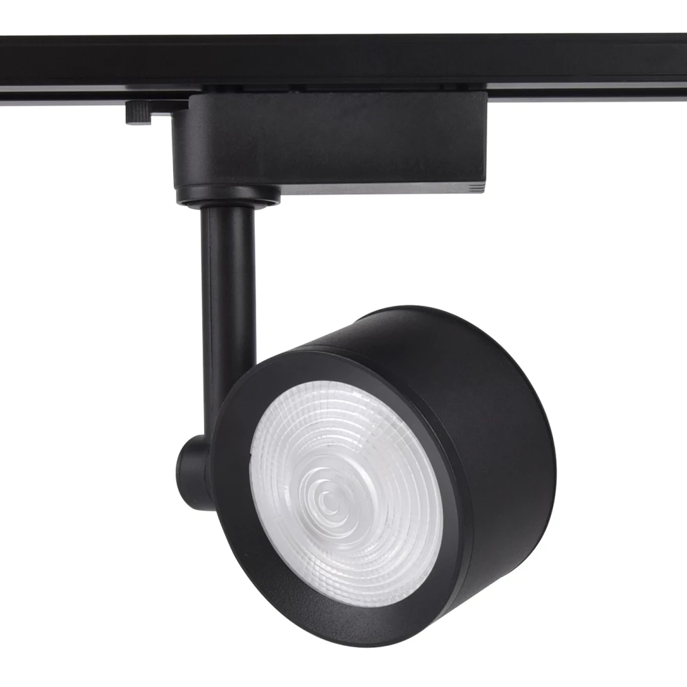Трековый однофазный светодиодный светильник GL6392 BK черный LED 12W 4200K 24° - Viokon.com