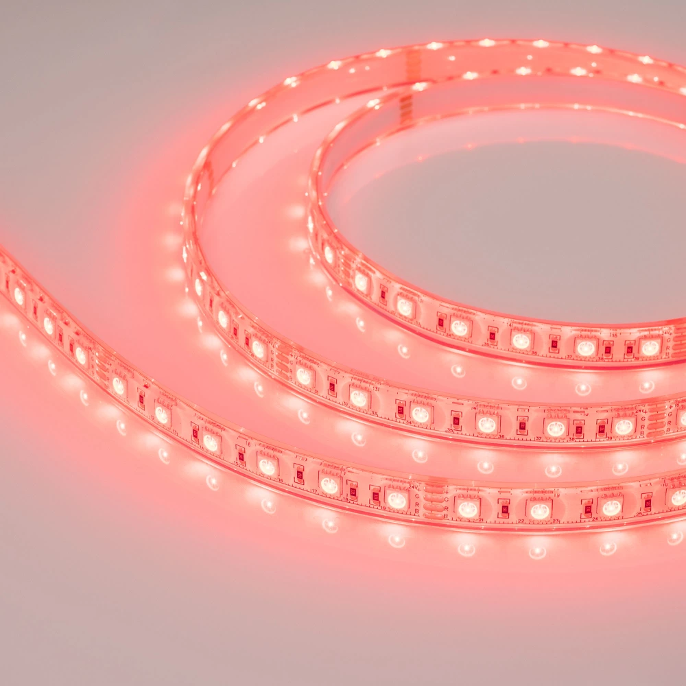 Лента герметичная RTW-PU-B60-12.5mm 24V RGB (14.4 W/m, IP68, 5060, 5m) (Arlight, -) 029515(2) - Viokon.com