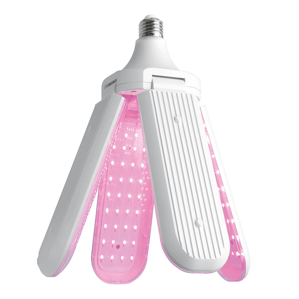 Лампа светодиодная 4-х лепестковая Feron LB-7000 E27 40W 175-265V красно-синий спектр (48445) - Viokon.com