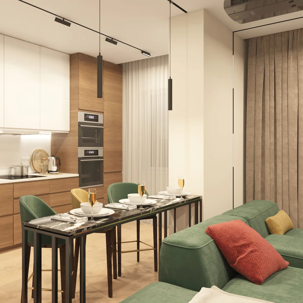 DK8008-BK Подвесной светильник SMART SPOT 9W DIM 2700K-6000K черный - Viokon.com