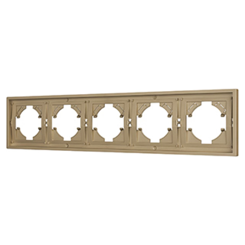 Рамка пластиковая FRM-TENDO-SFPL-5-GD (Arlight, Матовый песочный) 054658 - Viokon.com