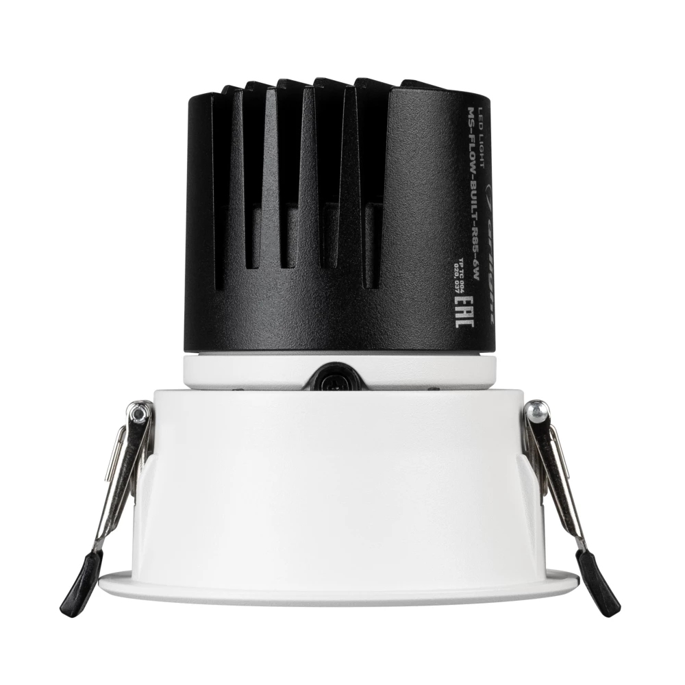 Светильник MS-FLOW-BUILT-R85-6W Day4000 (WH, 55 deg, 230V) (Arlight, IP20 Металл, 5 лет) 060949 - Viokon.com