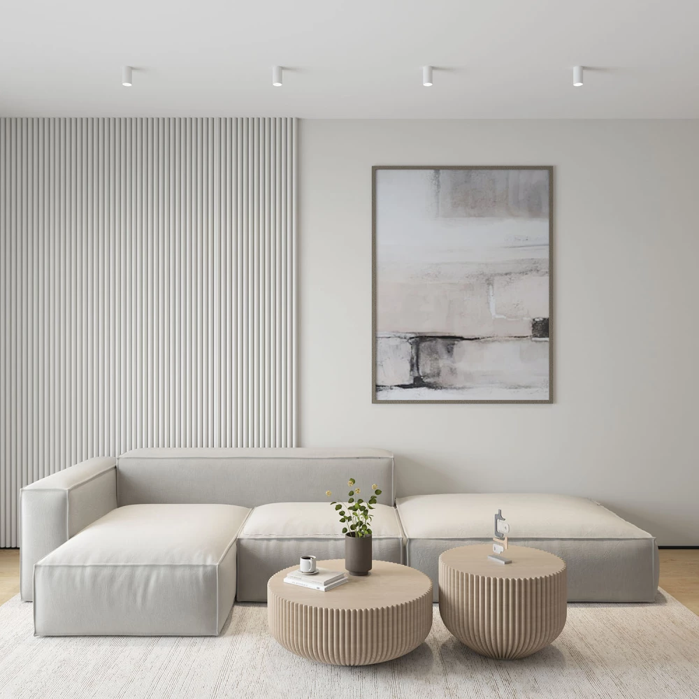 DK2008-WH Светильник накладной IP 20 50 Вт GU10 белый алюминий - Viokon.com