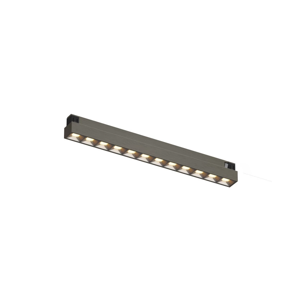 DK5971-DN Светильник трековый SHINE GRILL ZigBee 48В 10Вт 2700-6000K IP20 темный никель алюминий - Viokon.com