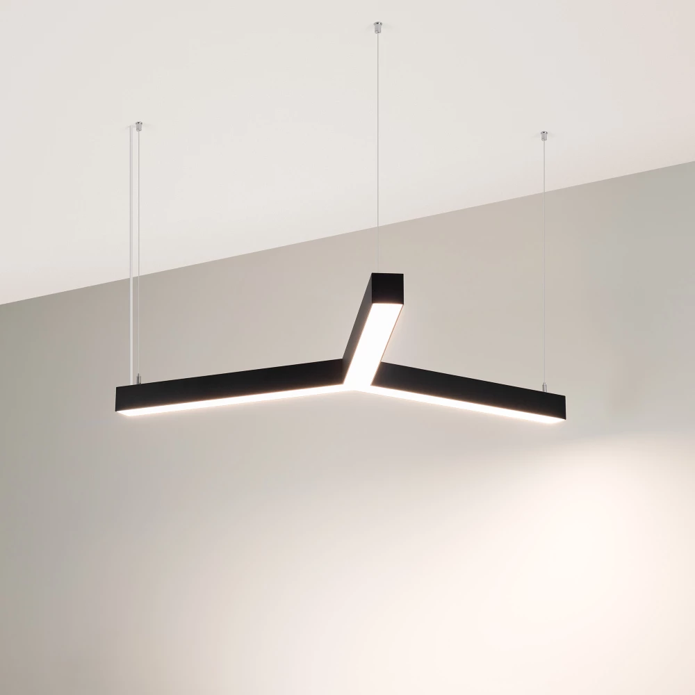 Светильник SP-RAYS-3-HANG-5050-510-34W Day4000 (RAL9005, 120 deg, 230V) IP33 1415lm (Arlight, Металл) 049208 - Viokon.com