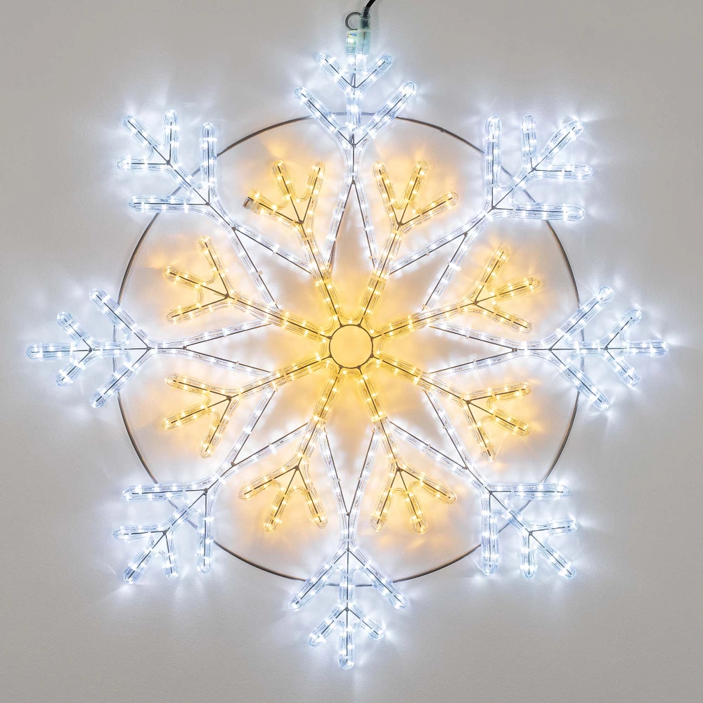 Световая Фигура ARD-SNOWFLAKE-M12-900x900-576LED White/Warm (230V, 36W) (Ardecoled, IP65) 034262 - Viokon.com