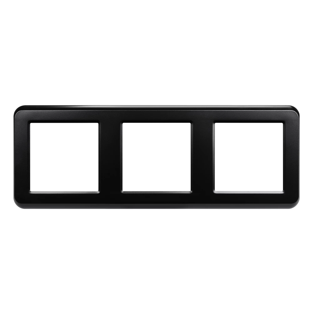 Рамка пластиковая FRM-VERSA-PL-3-BK (Arlight, -) 043784 - Viokon.com