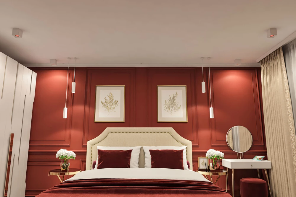 DK3080-WHRD Светильник накладной IP 20 10 Вт GU53 LED белыйкрасный пластик - Viokon.com