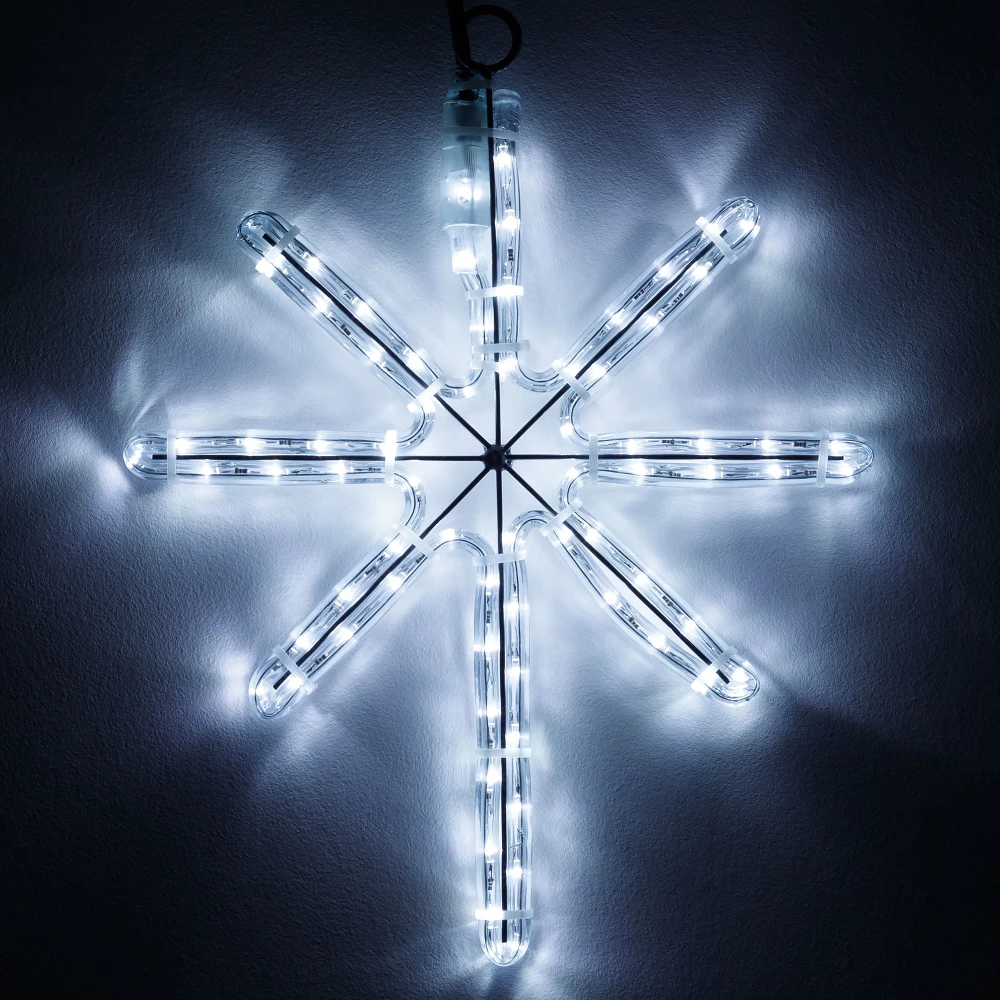 Фигура cветодиодная ARD-STAR-M2-380x250-36LED White (230V, 2.5W) (Ardecoled, IP65) 034247 - Viokon.com