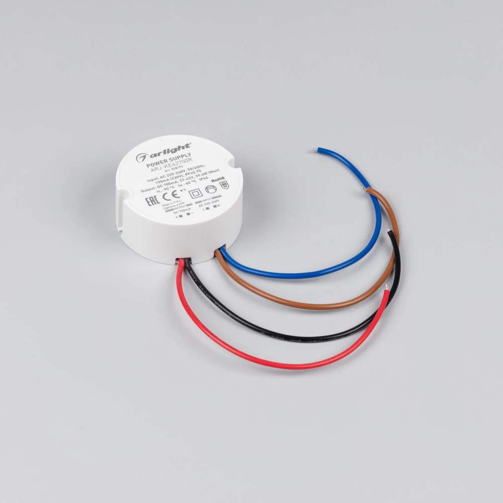 Блок питания ARJ-KE42700R (29W, 700mA, PFC) (Arlight, IP44 Пластик, 5 лет) 028193 - Viokon.com