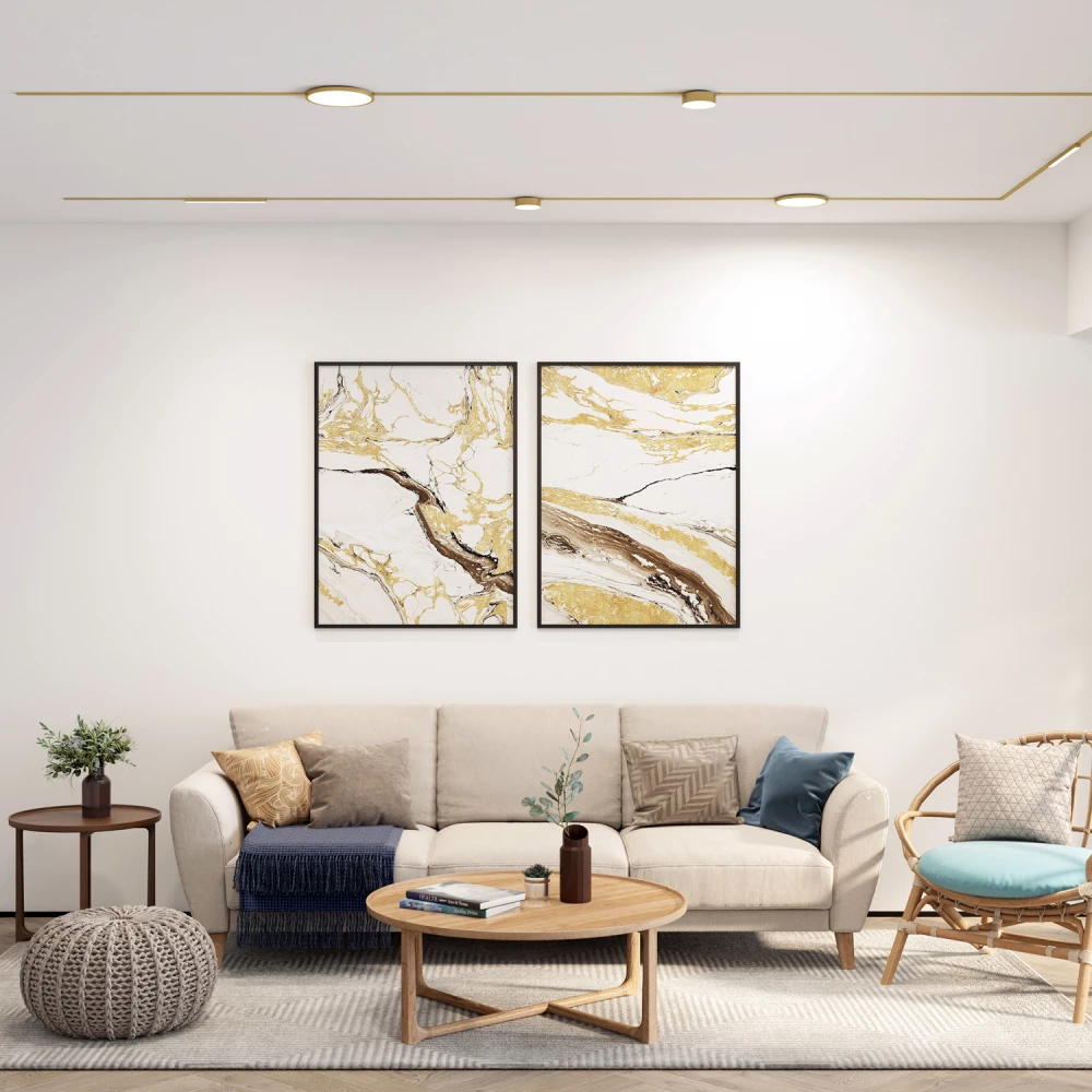 DK5751-SB Светильник для трека SHINE LINEAR со светодиодом L301W19H27 48V DC 12W RA90 3000K IP20 сатинированная латунь алюминий - Viokon.com