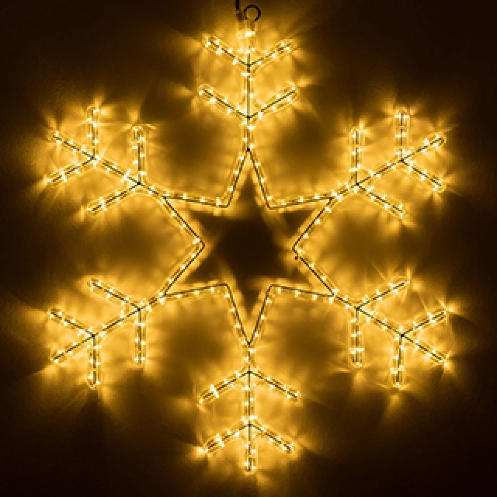Фигура светодиодная ARD-SNOWFLAKE-M4-750x750-324LED Warm (230V, 18W) (Ardecoled, IP65) 034252 - Viokon.com