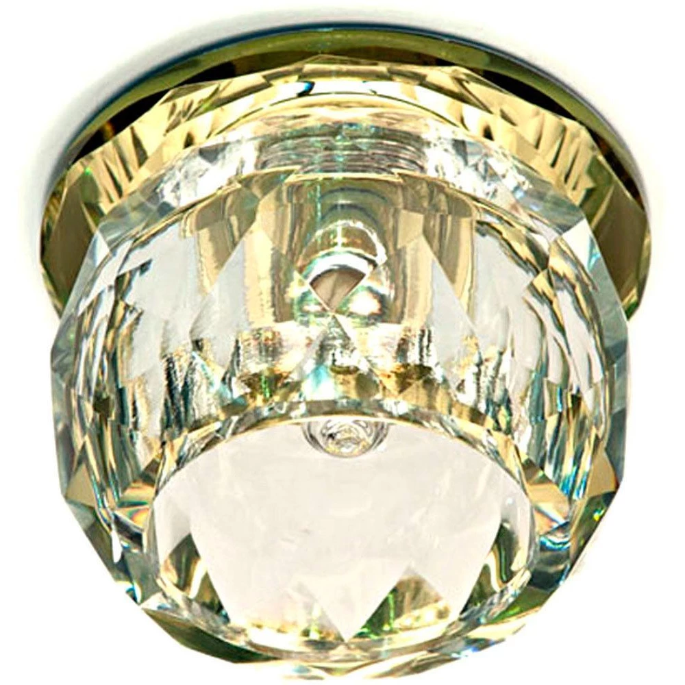 Светильник потолочный, JCD9 G9 прозрачный,желтый с лампой, JD137 (18807) - Viokon.com