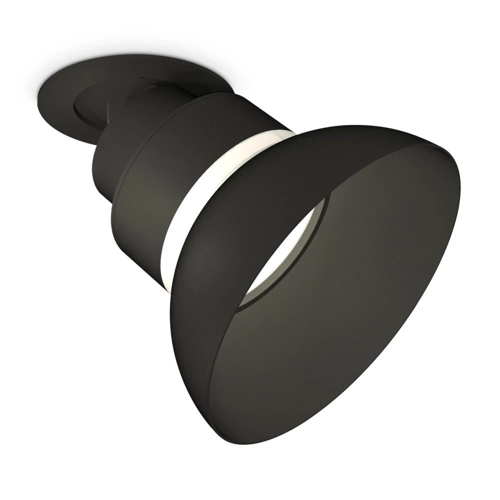 Комплект встраиваемого поворотного светильника XM8102600 SBK/FR черный песок/белый матовый GX53 (A2242, A2106, C8102, N8141) - Viokon.com