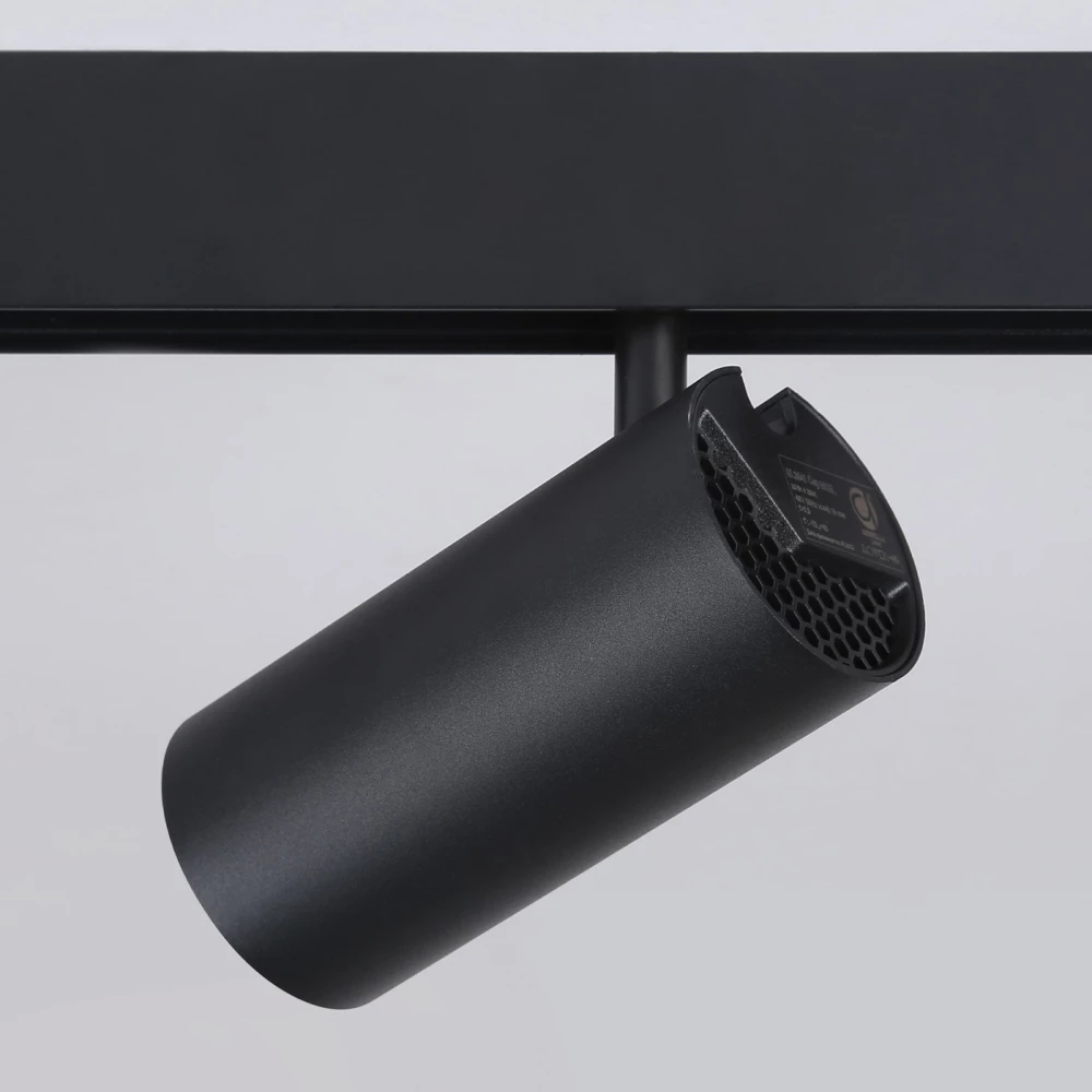 Светильник светодиодный трековый для шинопровода Magnetic GL3841 BK черный IP20 20W 4200K 48V 24° D67*138 - Viokon.com