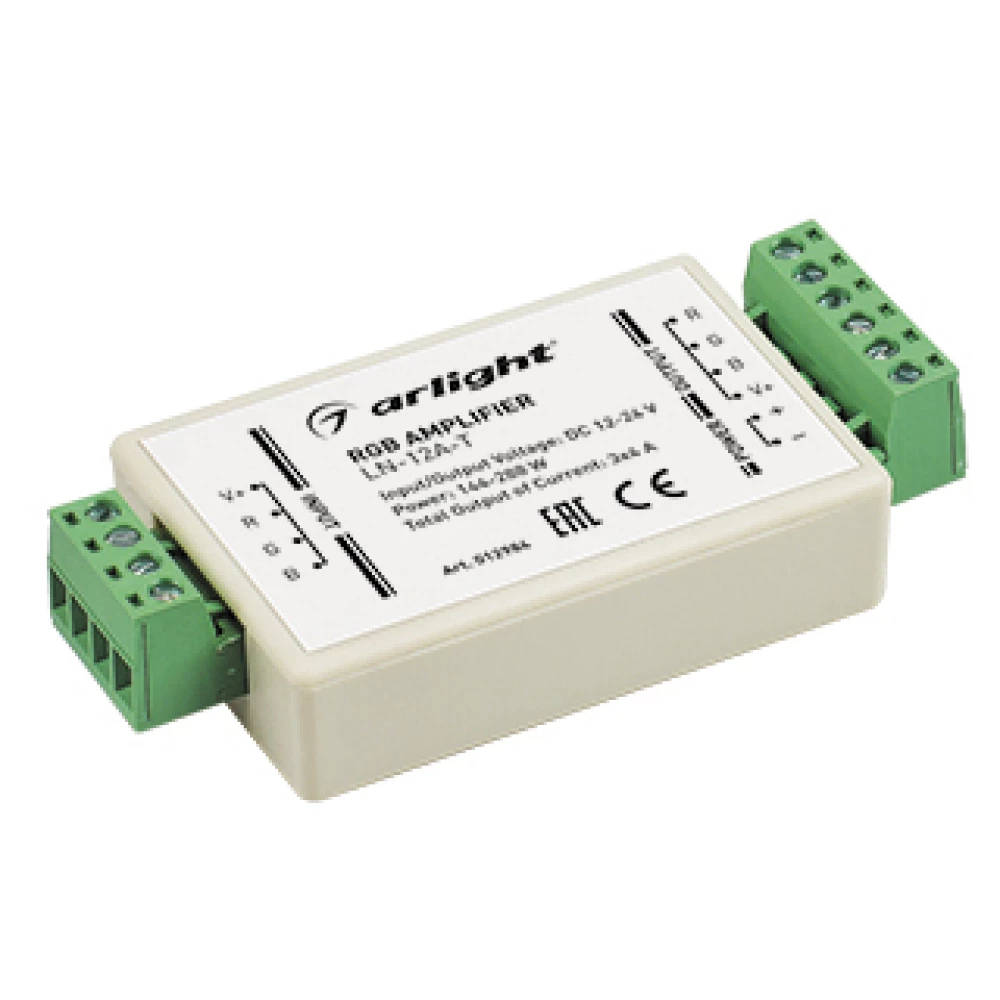 RGB-усилитель LN-12A-T (12/24V, 144/288W) (Arlight, IP20 Пластик, 1 год) 012984 - Viokon.com