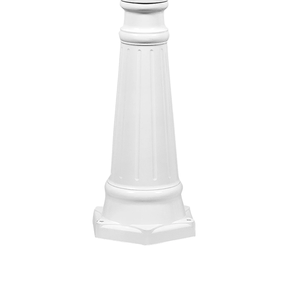 Светильник садово-парковый Feron 8111 столб 100W E27 230V, белый (11209) - Viokon.com