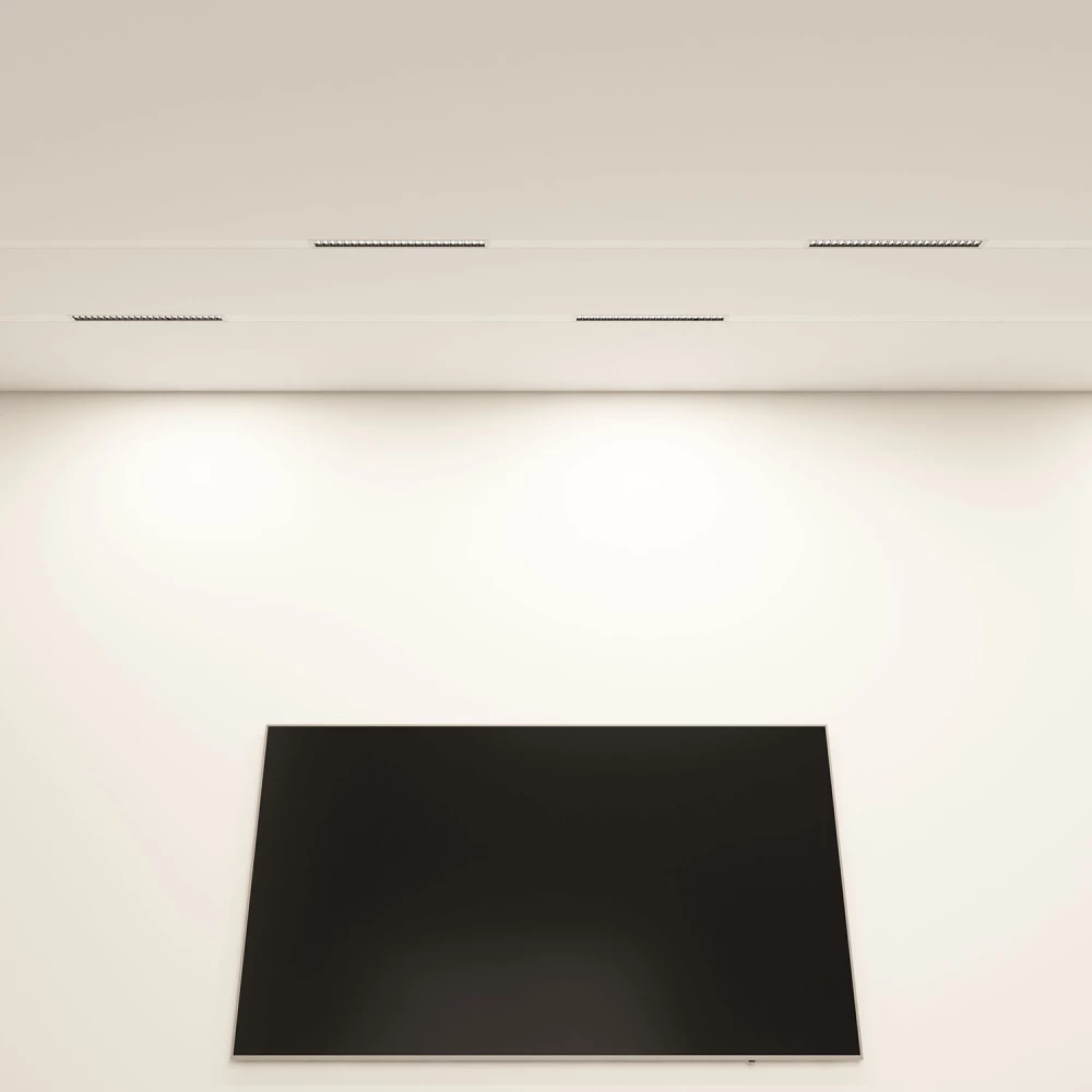 DK8002-WB Линейный светильник SMART LENS 18W DIM 3000K-6000K белый с черным - Viokon.com